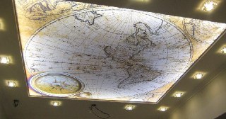 Натяжной потолок с фотопечатью Ухта, цена от 6353 руб.